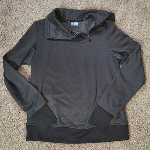 HEAD Quarter Zip Pullover High Neck Thumb Holes Fleece